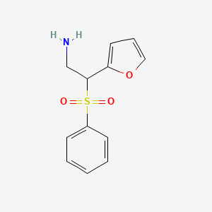 2-(Furan-2-yl)-2-(phenylsulfonyl)ethanamine