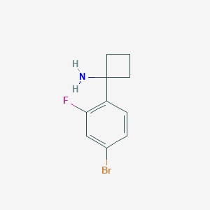 1-(4-Bromo-2-fluorophenyl)cyclobutanamine