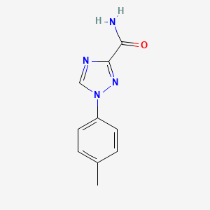 molecular formula C10H10N4O B1172889 1-(4-methylphenyl)-1H-1,2,4-triazole-3-carboxamide 