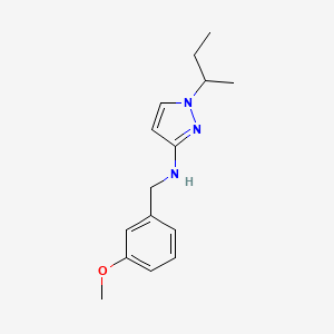 1-(butan-2-yl)-N-[(3-methoxyphenyl)methyl]-1H-pyrazol-3-amine