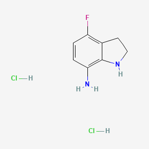 4-Fluoroindolin-7-amine dihydrochloride