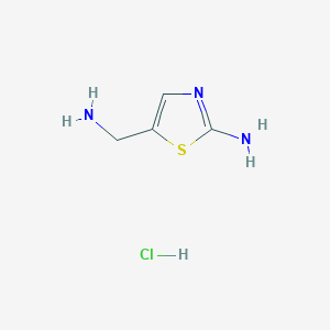 5-(Aminomethyl)-1,3-thiazol-2-amine hydrochloride