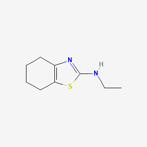 molecular formula C9H14N2S B11729050 N-ethyl-4,5,6,7-tetrahydrobenzo[d]thiazol-2-amine 