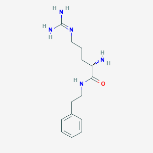 (2S)-2-amino-5-carbamimidamido-N-(2-phenylethyl)pentanamide