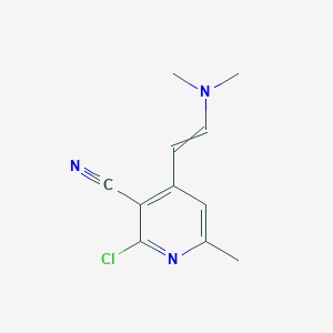 2-Chloro-4-[2-(dimethylamino)ethenyl]-6-methylpyridine-3-carbonitrile