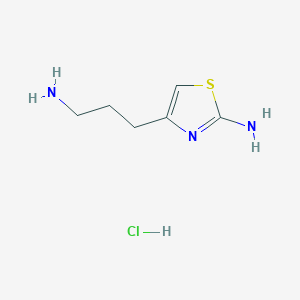 4-(3-Aminopropyl)-1,3-thiazol-2-amine hydrochloride