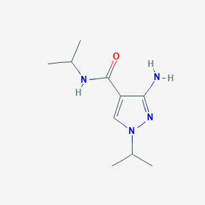 3-amino-N,1-bis(propan-2-yl)-1H-pyrazole-4-carboxamide