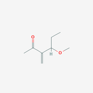 B117293 4-Methoxy-3-methylidenehexan-2-one CAS No. 155882-09-0