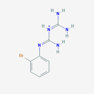 [N'-(2-bromophenyl)carbamimidamido](imino)methanaminium