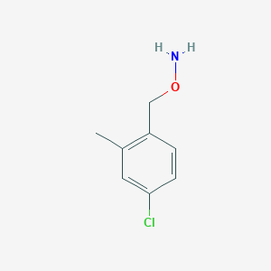 O-[(4-chloro-2-methylphenyl)methyl]hydroxylamine