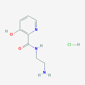 2-{[(2-Aminoethyl)amino](hydroxy)methylidene}-2,3-dihydropyridin-3-one hydrochloride