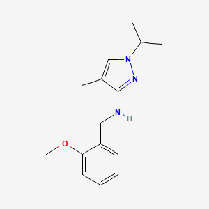 N-(2-methoxybenzyl)-4-methyl-1-(propan-2-yl)-1H-pyrazol-3-amine