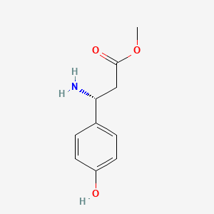 molecular formula C10H13NO3 B11729575 Methyl (3R)-3-amino-3-(4-hydroxyphenyl)propanoate CAS No. 177966-66-4