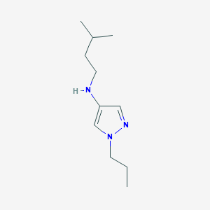 N-(3-methylbutyl)-1-propyl-1H-pyrazol-4-amine