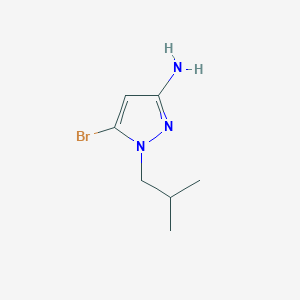 5-bromo-1-(2-methylpropyl)-1H-pyrazol-3-amine