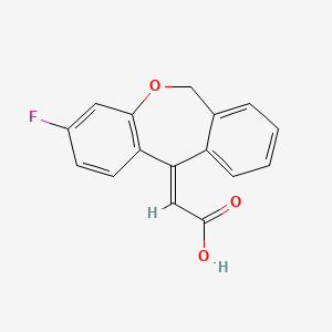 (E)-2-(3-Fluorodibenzo[B,E]oxepin-11(6H)-ylidene)aceticacid