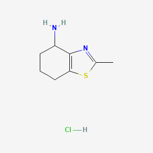 4-Benzo[d]thiazolamine,4,5,6,7-tetrahydro-2-methyl-,hydrochloride