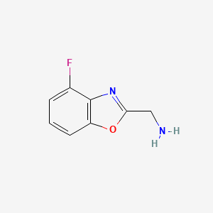 4-Fluorobenzoxazole-2-methanamine