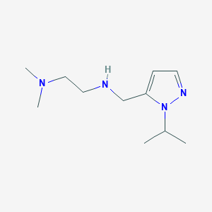 [2-(dimethylamino)ethyl]({[1-(propan-2-yl)-1H-pyrazol-5-yl]methyl})amine