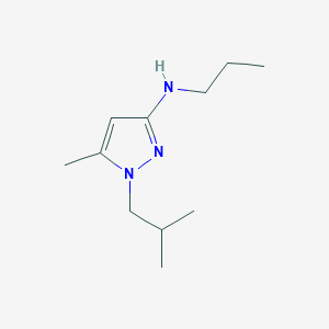 5-methyl-1-(2-methylpropyl)-N-propyl-1H-pyrazol-3-amine