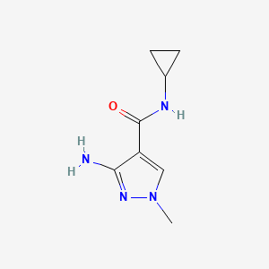 3-Amino-N-cyclopropyl-1-methyl-1H-pyrazole-4-carboxamide