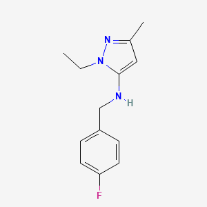 1-ethyl-N-(4-fluorobenzyl)-3-methyl-1H-pyrazol-5-amine