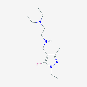 [2-(diethylamino)ethyl][(1-ethyl-5-fluoro-3-methyl-1H-pyrazol-4-yl)methyl]amine