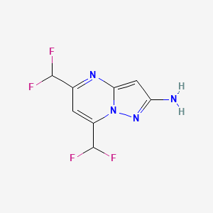 5,7-Bis(difluoromethyl)pyrazolo[1,5-a]pyrimidin-2-amine