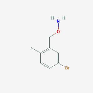 molecular formula C8H10BrNO B11730092 O-[(5-bromo-2-methylphenyl)methyl]hydroxylamine 