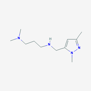 [(1,3-dimethyl-1H-pyrazol-5-yl)methyl][3-(dimethylamino)propyl]amine