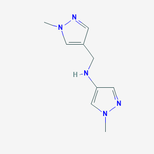 1-Methyl-N-[(1-methyl-1H-pyrazol-4-YL)methyl]-1H-pyrazol-4-amine