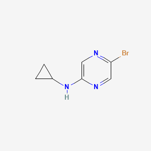 2-Bromo-5-(cyclopropylamino)pyrazine