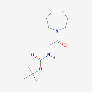 molecular formula C13H24N2O3 B11730205 2-(Boc-amino)-1-(1-azepanyl)ethanone 