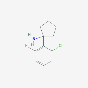 1-(2-Chloro-6-fluorophenyl)cyclopentanamine