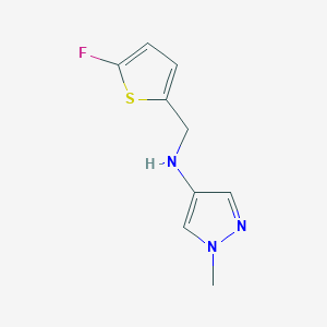 N-[(5-fluorothiophen-2-yl)methyl]-1-methyl-1H-pyrazol-4-amine