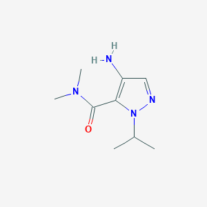 4-amino-N,N-dimethyl-1-(propan-2-yl)-1H-pyrazole-5-carboxamide