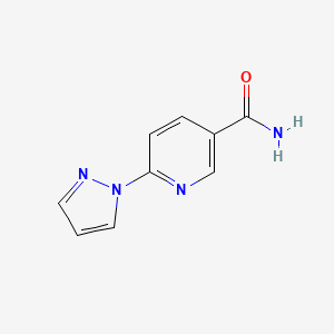 6-(1H-pyrazol-1-yl)nicotinamide