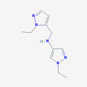 1-Ethyl-N-[(1-ethyl-1H-pyrazol-5-YL)methyl]-1H-pyrazol-4-amine