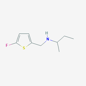 molecular formula C9H14FNS B11730420 (Butan-2-yl)[(5-fluorothiophen-2-yl)methyl]amine 