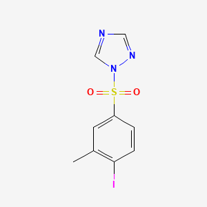 1-[(4-iodo-3-methylphenyl)sulfonyl]-1H-1,2,4-triazole