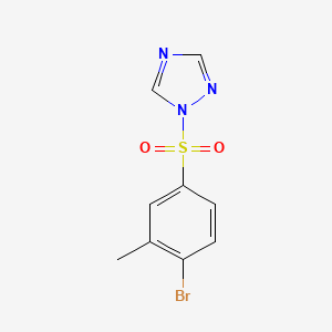 1-[(4-bromo-3-methylphenyl)sulfonyl]-1H-1,2,4-triazole