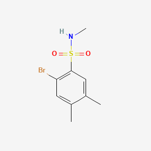 molecular formula C9H12BrNO2S B1173061 2-bromo-N,4,5-trimethylbenzenesulfonamide 