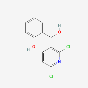 2-[(2,6-Dichloropyridin-3-yl)(hydroxy)methyl]phenol