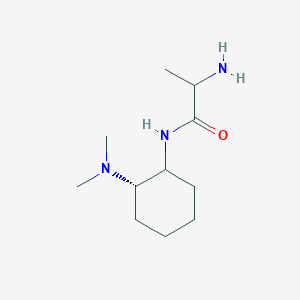 2-amino-N-[(2S)-2-(dimethylamino)cyclohexyl]propanamide