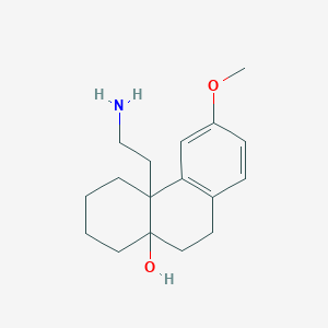 molecular formula C17H25NO2 B11730709 Rac-cis-4b-(2-amino-ethyl)-3-methoxy-4b,5,6,7,8,8a,9,10-octahydro-phenanthren-8a-ol 