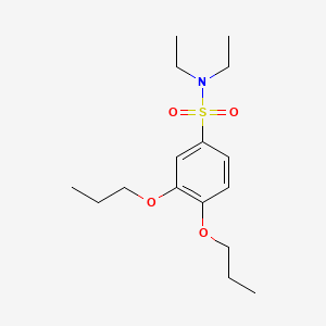 N,N-diethyl-3,4-dipropoxybenzenesulfonamide