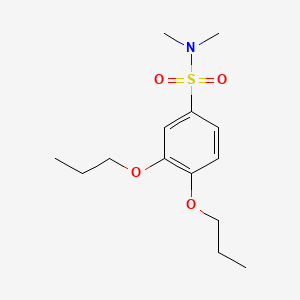molecular formula C14H23NO4S B1173074 N,N-dimethyl-3,4-dipropoxybenzenesulfonamide 