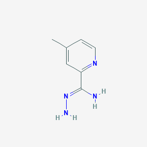 molecular formula C7H10N4 B1173081 4-Methylpicolinimidohydrazide CAS No. 1007-14-3