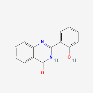 molecular formula C14H10N2O2 B1173082 4(1H)-Quinazolinone, 2-(2-hydroxyphenyl)- CAS No. 1026-04-6