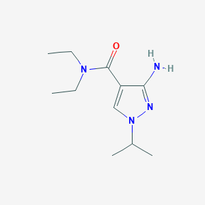 3-amino-N,N-diethyl-1-(propan-2-yl)-1H-pyrazole-4-carboxamide